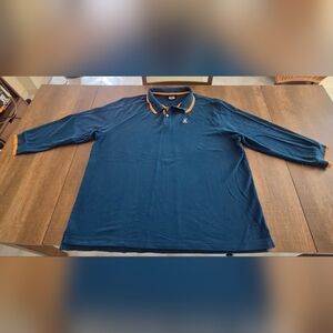 Psycho Bunny Big Mens 4XL Long Sleeve Polo